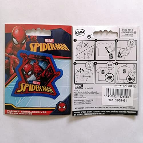 écusson thermocollant Spider-man rouge 5.5x5.9 cm variant 0 