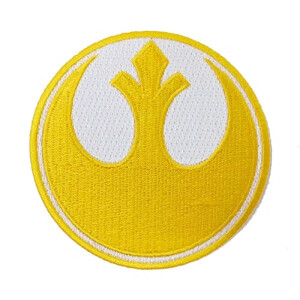 écusson thermocollant Star Wars doré 75 mm