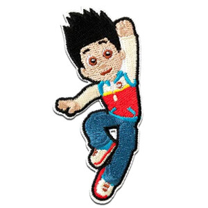 écusson thermocollant Ryder - Pat patrouille - 7.8x3.5 cm