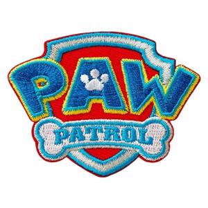 écusson thermocollant Pat patrouille couleuré 6.5x5 cm