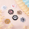 écusson thermocollant Chien couleurs mélangées - imprimé pattes de 21 pièces 33 mm - miniature variant 6