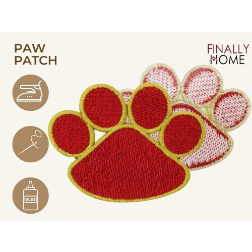 écusson thermocollant Chien noir|rouge variant 2 