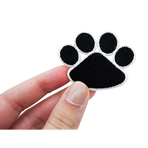 écusson thermocollant Chien noir|rouge variant 3 