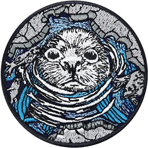 écusson thermocollant Chien noir 70x70 mm
