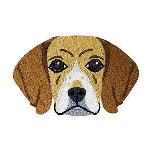 écusson thermocollant Beagle - Chien - marron blanc