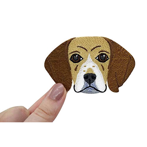 écusson thermocollant Beagle - Chien - marron blanc variant 2 
