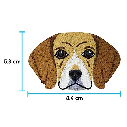 écusson thermocollant Beagle - Chien - marron blanc variant 3 