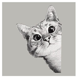 écusson thermocollant Chat 19x29 cm