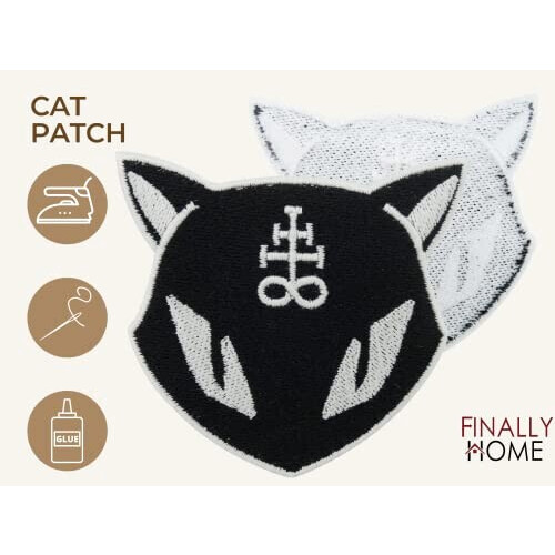 écusson thermocollant Chat noir variant 0 