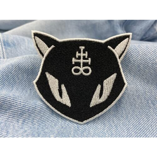 écusson thermocollant Chat noir variant 2 