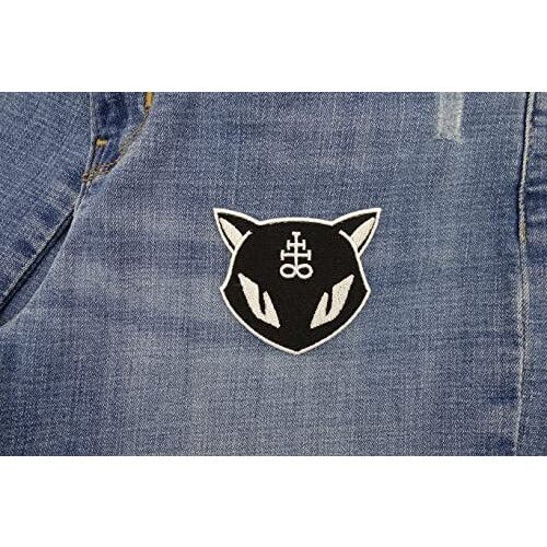 écusson thermocollant Chat noir variant 3 