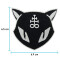 écusson thermocollant Chat noir - miniature variant 5