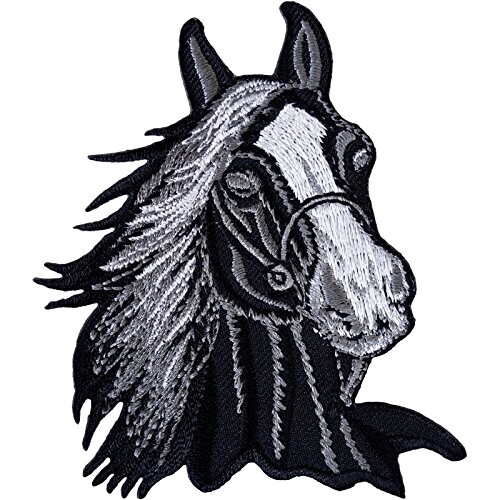 écusson thermocollant Cheval 7 cm