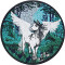 écusson thermocollant Cheval blanc 80x80 mm - miniature