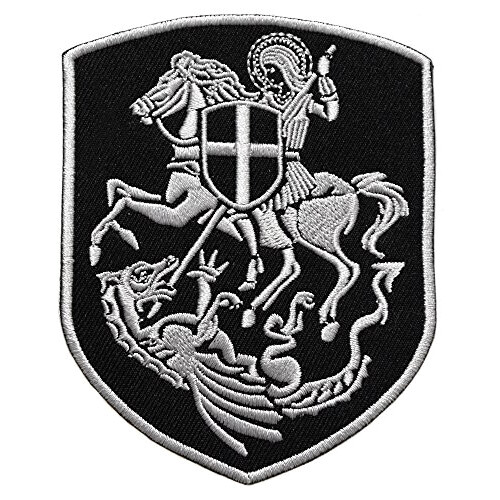 écusson thermocollant Cheval noir 10x8 cm