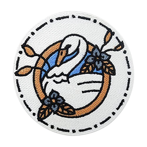 écusson thermocollant Canard blanc