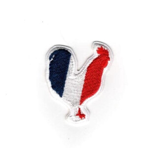 écusson thermocollant Coq 4x5 cm
