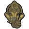 écusson thermocollant Éléphant doré - miniature