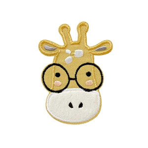 écusson thermocollant Girafe 5.5x7.5 cm