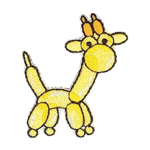 écusson thermocollant Girafe 4x3.5 cm