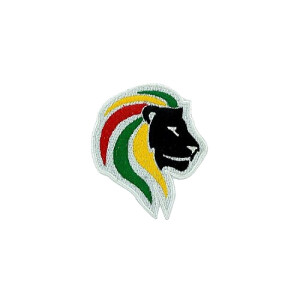 écusson thermocollant Lion multicolore 80x65 mm