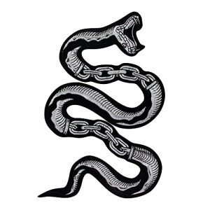 écusson thermocollant Serpent multicolore