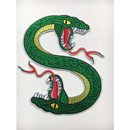 écusson thermocollant Serpent blanc 3 pièces 23 cm variant 0 