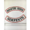 écusson thermocollant Serpent blanc 3 pièces 23 cm - miniature variant 3