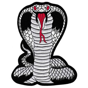 écusson thermocollant Serpent 20 cm