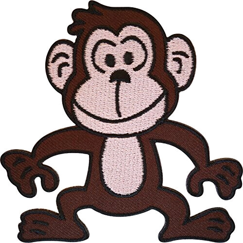 écusson thermocollant Singe 8 cm