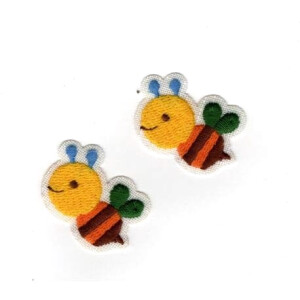 écusson thermocollant Abeille 2.50x3.50 cm