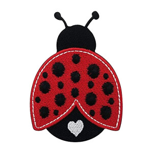 écusson thermocollant Coccinelle rot / schwarz