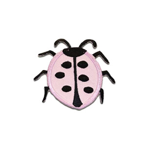 écusson thermocollant Coccinelle 6.7x6.5 cm