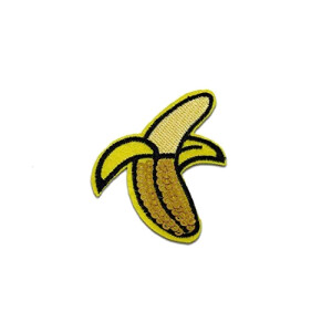 écusson thermocollant Banane 5.7x4.8 cm