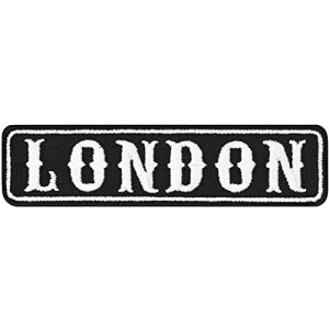 écusson thermocollant Londres 100x25 mm