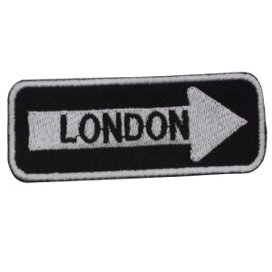 écusson thermocollant Londres 7.5x3 cm