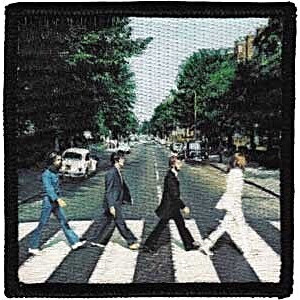 écusson thermocollant The Beatles 85x85 mm