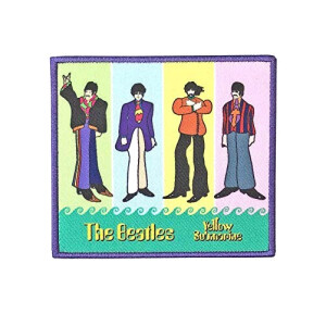 écusson thermocollant The Beatles noir