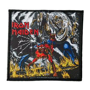 écusson thermocollant Iron Maiden multicolore