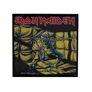 écusson thermocollant Iron Maiden noir