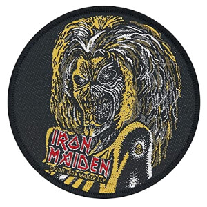 écusson thermocollant Iron Maiden noir