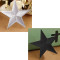 écusson thermocollant Étoile blancnoir 4.8x4.8 cm - miniature variant 3