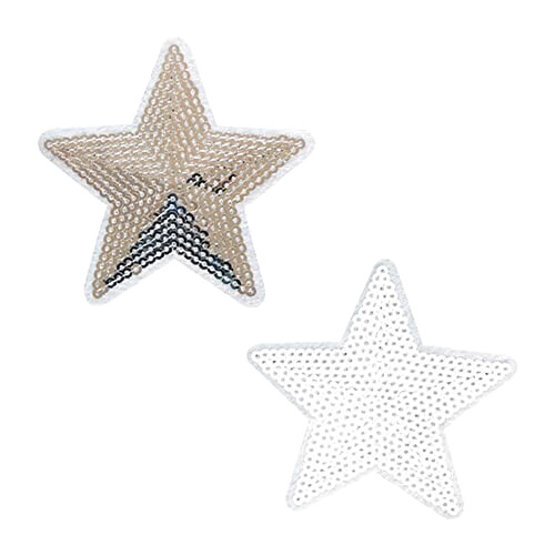 écusson thermocollant Étoile multicolore 12 pièces 40x40 mm variant 4 
