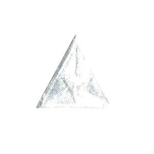 écusson thermocollant Triangle 2x2 cm