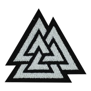 écusson thermocollant Triangle 7x6.5 cm