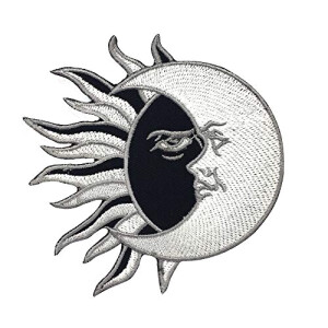 écusson thermocollant Yin Yang 10 cm