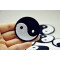 écusson thermocollant Yin Yang 5 pièces 10 cm - miniature variant 2