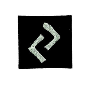 écusson thermocollant Viking 50x50 mm